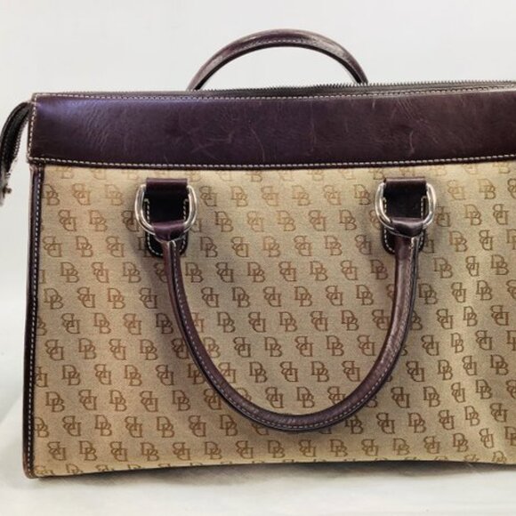 Dooney & Bourke Handbag, Signature Double Pocket Logo Tote - Picture 3 of 7